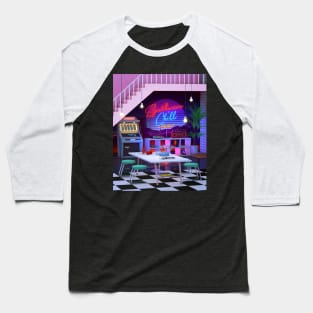 Synthwave And Chill Baseball T-Shirt